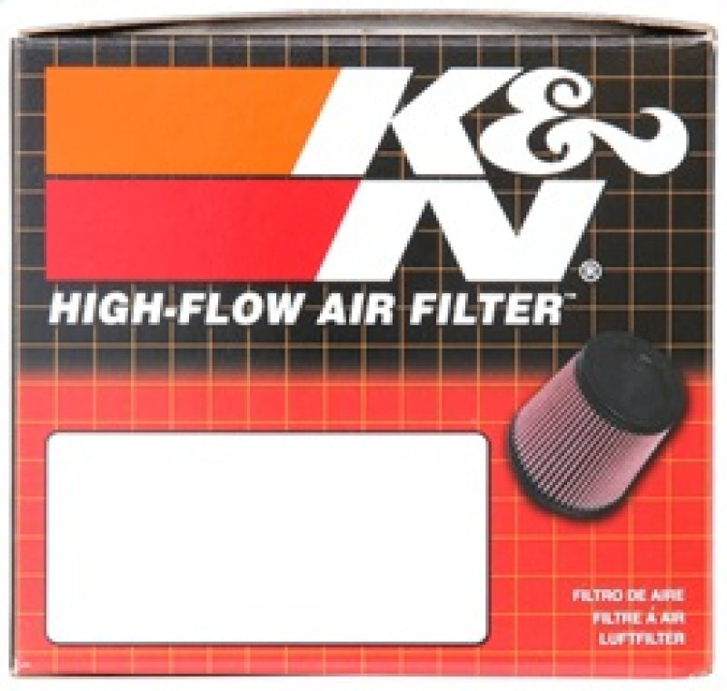 K&N Filter Universal Rubber Filter 2 7/16 inch Flange 4.5x3.75 inch Base 3.5x2.5 inch Top 2.75 inch