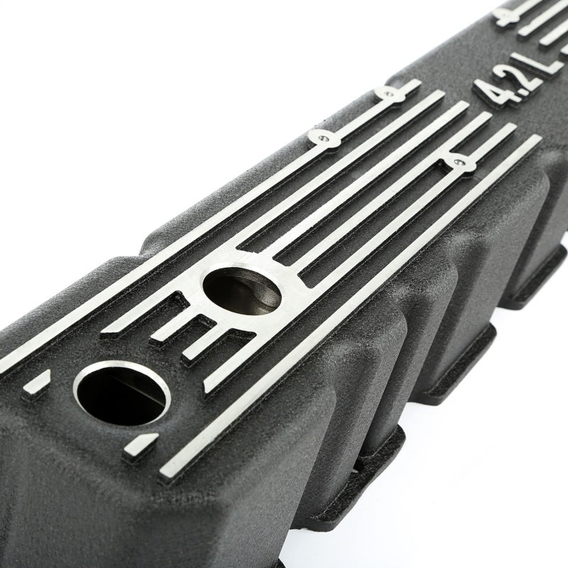 Omix Black Aluminum Valve Cover Kit 4.2L 81-86 CJ