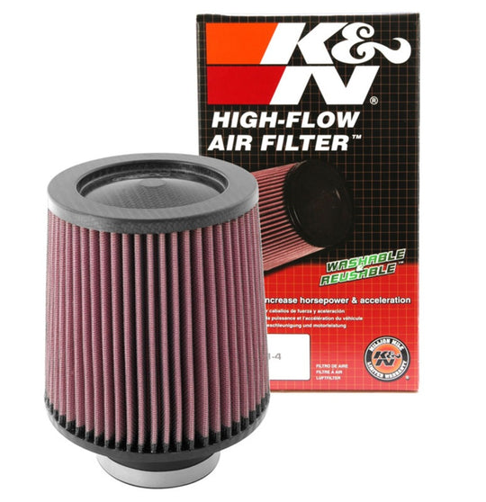 K&N Round Tapered Universal Air Filter 3 inch Flange 6 inch Base 5 inch Top 6 inch Height