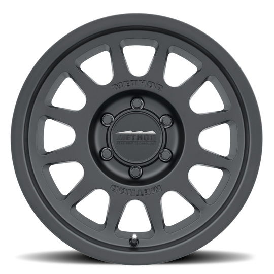 Method MR703 17x8.5 0mm Offset 6x135 87mm CB Matte Black Wheel