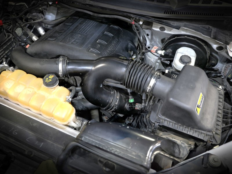 aFe 15-16 Ford F150 V6 3.5L Turbo Inlet Pipes - Black