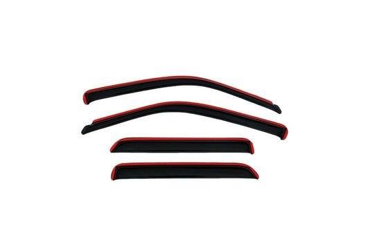 AVS 02-06 Honda CR-V Ventvisor In-Channel Front &amp; Rear Window Deflectors 4pc - Smoke