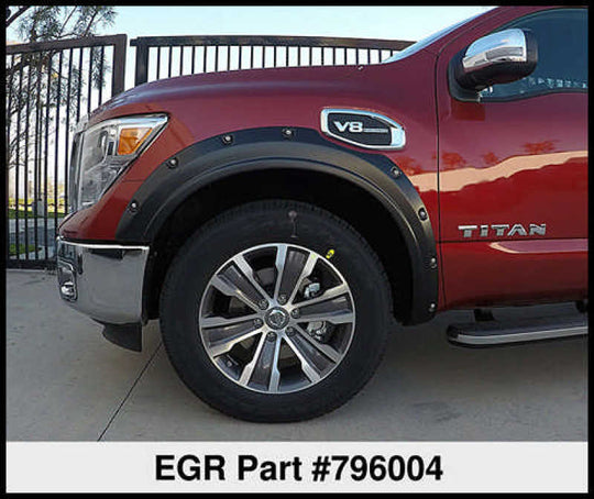 EGR 2017 Nissan Titan Bolt-On Look Fender Flares - Set