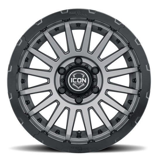 ICON Recon Pro 17x8.5 8 x 170 6mm Offset 5in BS Charcoal Wheel