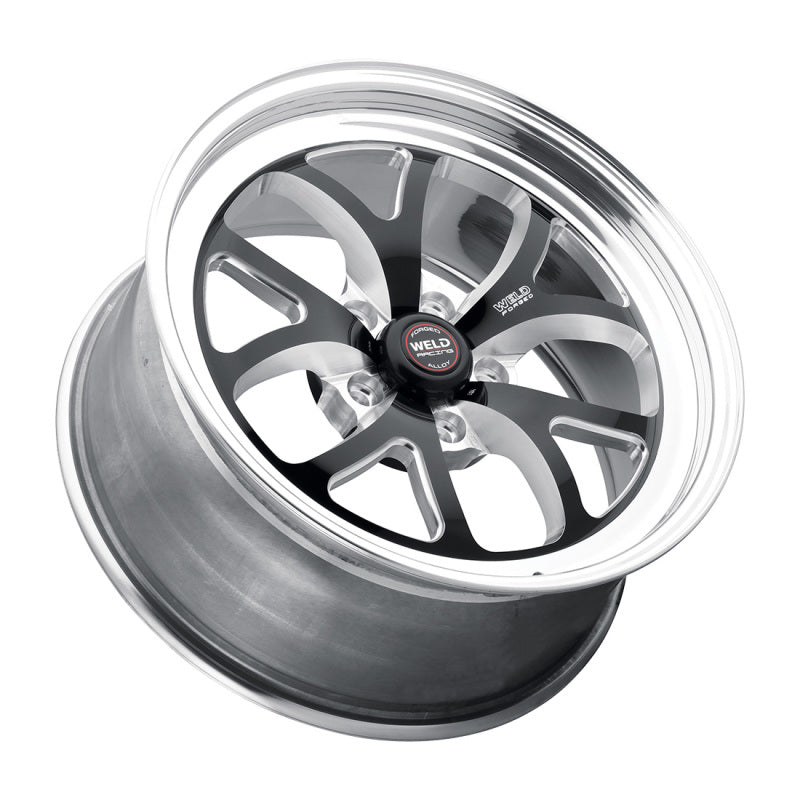 Weld S76 15x14.33 / 5x4.5 BP / 3.5in. BS Black Wheel (Low Pad) - Non-Beadlock