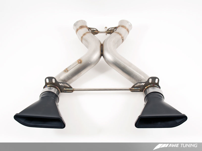 AWE Tuning McLaren MP4-12C Performance Exhaust - Black Tips