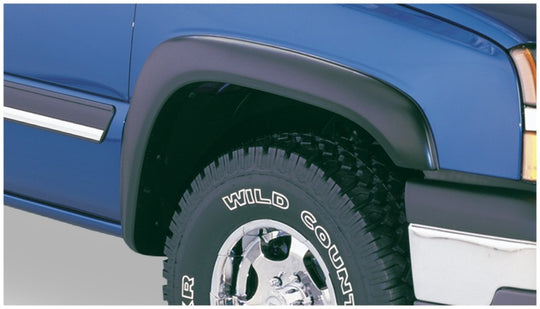 Bushwacker 81-91 Chevy Blazer Extend-A-Fender Style Flares 2pc Covers OEM Flare Holes - Black