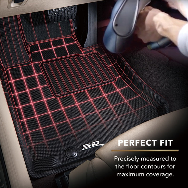 3D MAXpider 2011-2017 Buick Regal Kagu 2nd Row Floormats - Black