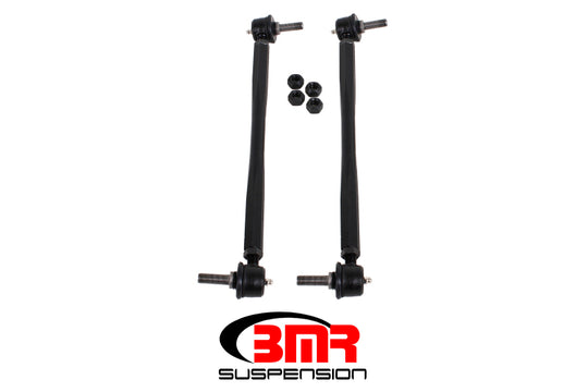 BMR 12-15 5th Gen Camaro Front Sway Bar End Link Kit - Black