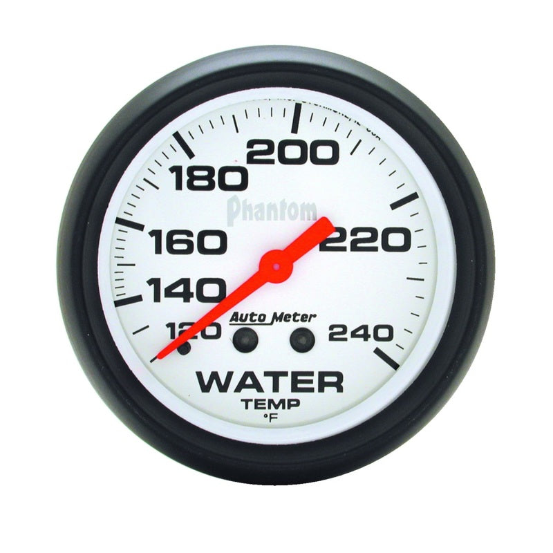 Autometer Phantom  66mm 120-240 Deg F Mechanical Water Temperature Gauge