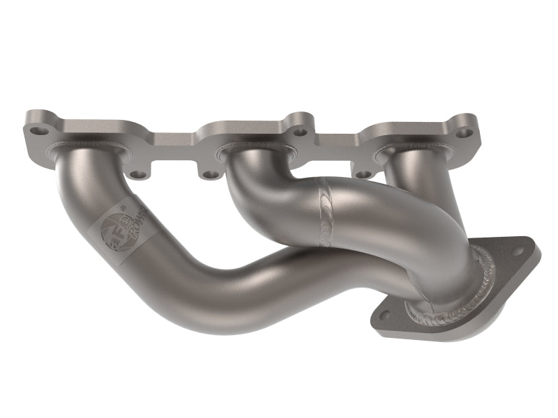 aFe Twisted Steel Shorty Header 11-17 Ford Mustang V6-3.7L - Titanium Coat Finish