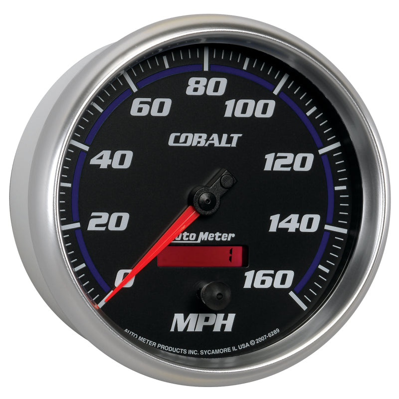 Autometer Cobalt 5in 160mph In-Dash Electronic Programmable Speedometer