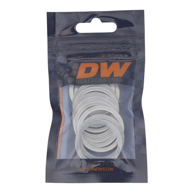 DeatschWerks -10 AN Aluminum Crush Washer (Pack of 10)