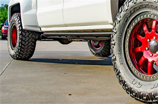 N-Fab RKR Rails 07-17 Toyota Tundra CrewMax - Tex. Black - 1.75in