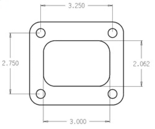 Cometic Turbo FLG T4 Garrett Exh Inlet .010in Exhaust Gasket