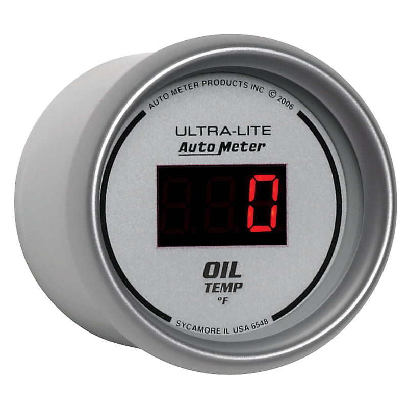 Autometer Ultra-Lite 52MM 0-340 Deg F Digital Oil Temperature