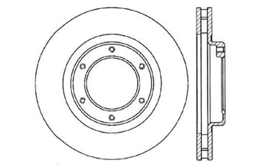 StopTech Slotted & Drilled Sport Brake Rotor