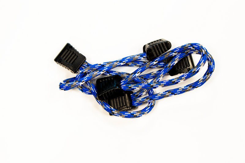 Fishbone Offroad Paracord Zipper Pulls 5 Pcs Blue Camo