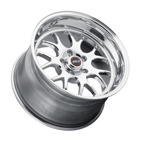 Weld S77 17x10 / 5x5 BP / 7.2in. BS Polished Wheel (High Pad) - Non-Beadlock