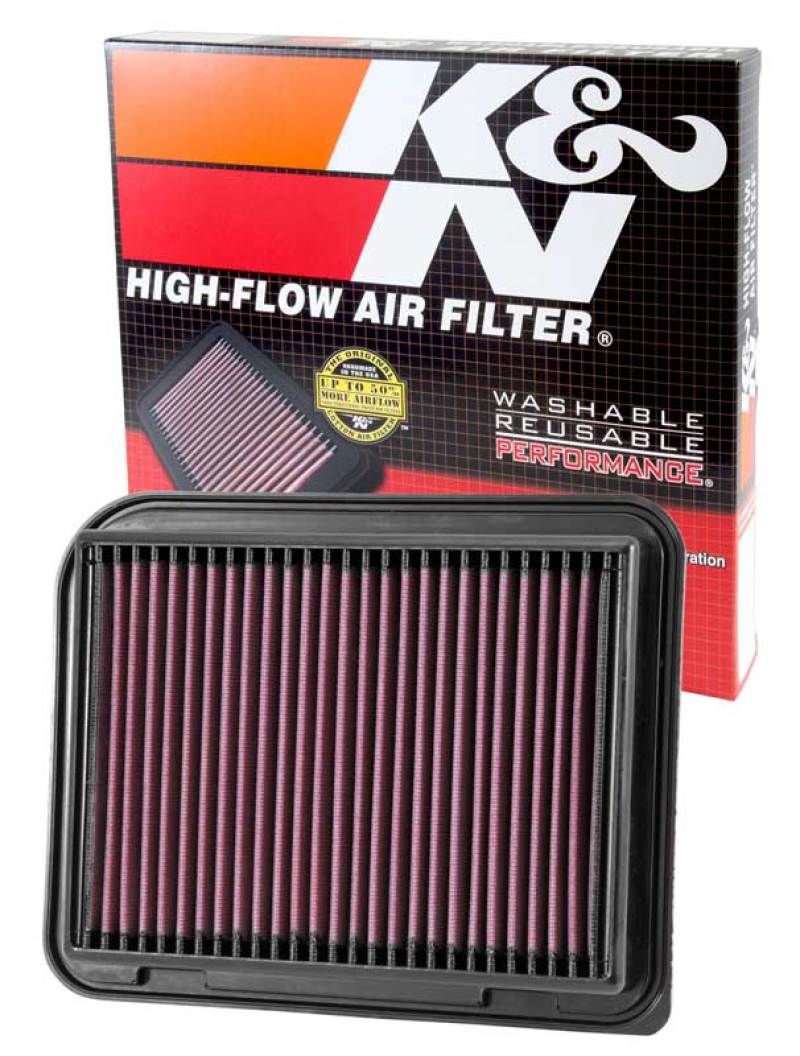 K&amp;N Replacement Panel Air Filter for Mitsubishi 12-15 Outlander/12-14 ASX/13-14 Lancer