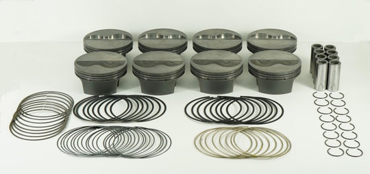 Mahle MS Piston Set SBC 363ci 4.065in Bore 3.5in Stroke 6.0in Rod .927 Pin -9cc 12.0 CR Set of 8