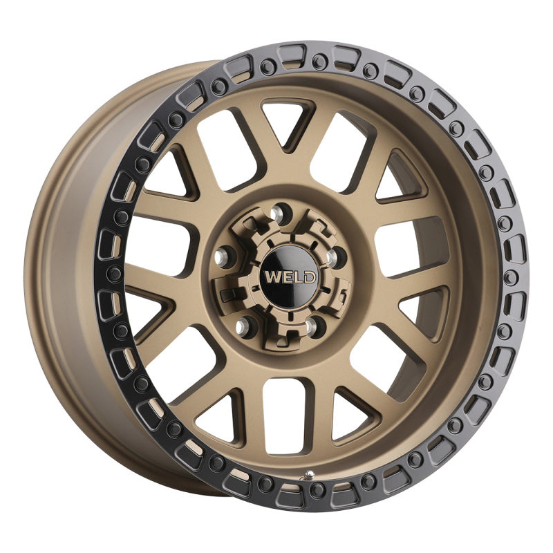 Weld Off-Road W115 17X9 Cinch 6X135 6X139.7 ET-12 BS4.50 Satin Bronze / Satin Black 106.1