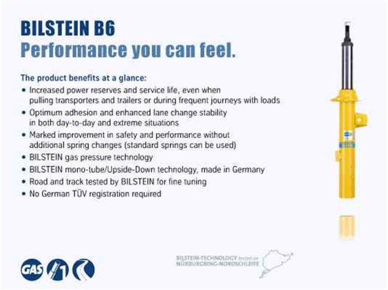 Bilstein B6 2013 BMW X1 sDrive28i Front Left Suspension Strut Assembly