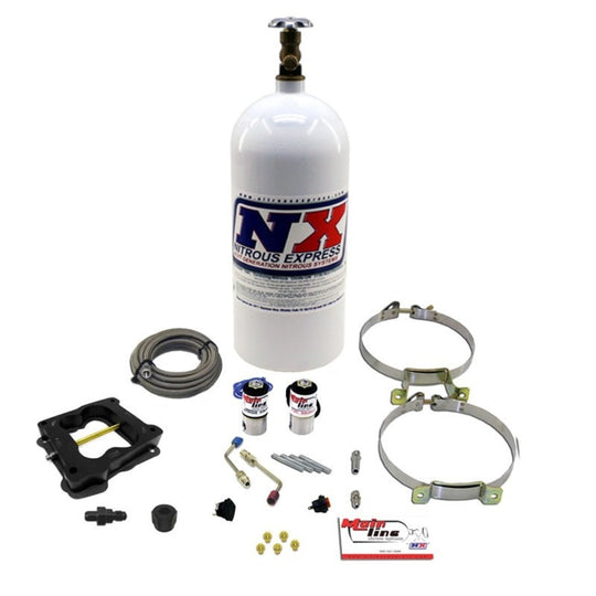 Nitrous Express Mainline Q-Jet Carb Nitrous Kit w/10lb Bottle