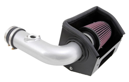 K&amp;N 13 Subaru BRZ 2.0L / 13 Scion FR-S 2.0L Silver 69 Series Typhoon Intake