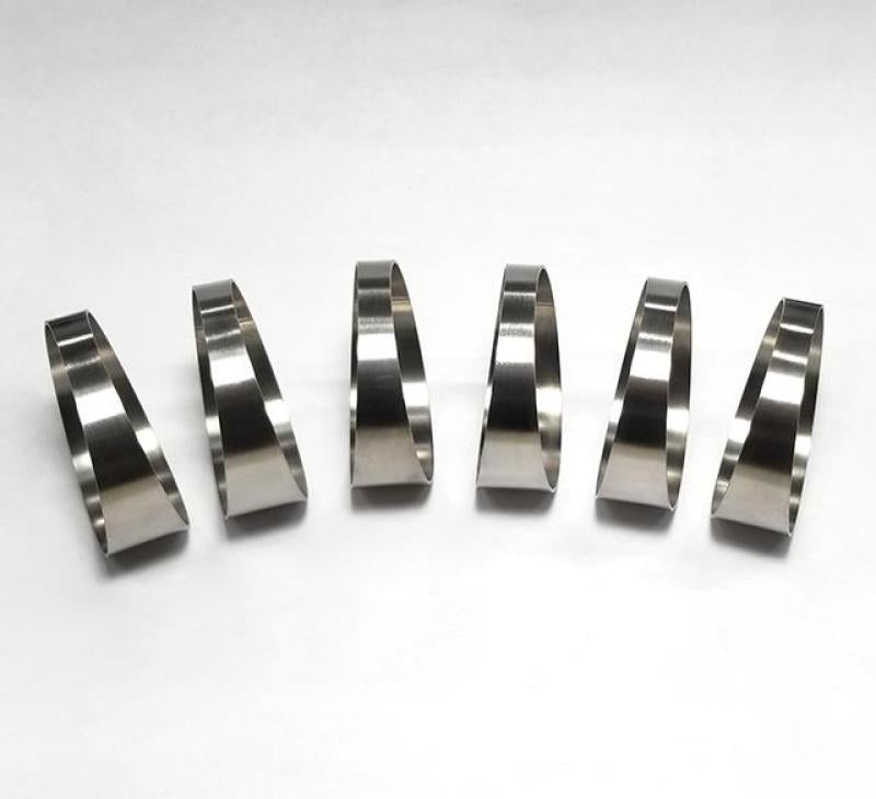 Ticon Industries 1.88in 7.5 Degree 1.5D/2.82in CLR Loose Radius 1mm Wall Titanium Pie Cuts - 6pk