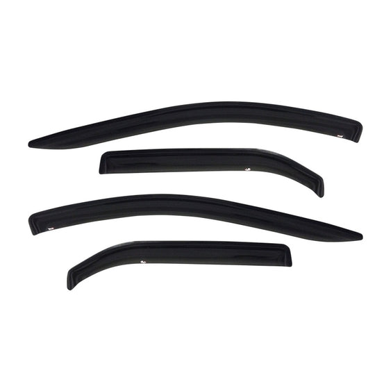 Westin 2002-2006 Cadillac/Chevrolet/GMC Escalade Wade Slim Wind Deflector 4pc - Smoke