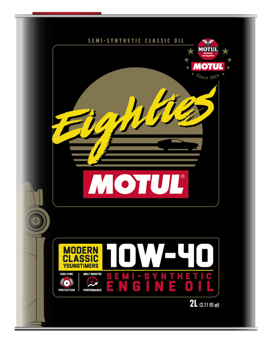 Motul 10W40 Classic Eighties Oil - 10x2L