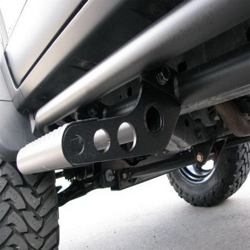 N-Fab RKR Step System 07-17 Jeep Wrangler JK 2 Door All - Tex. Black - 1.75in