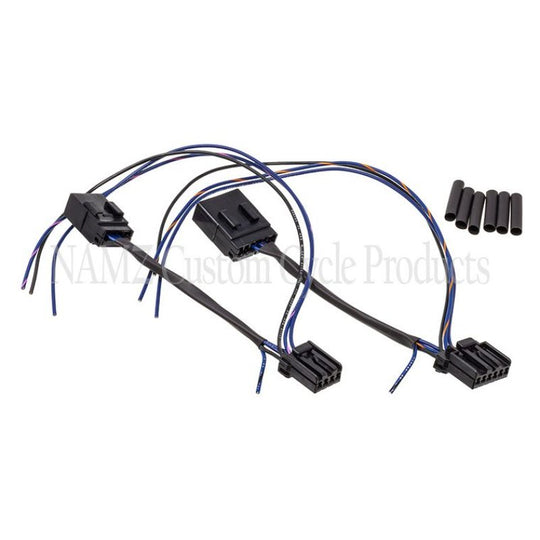 NAMZ 14-23 V-Twin Road King Plug-N-Play Front Turn Sig Tap Harness (Turn Sig/Passing Lights)