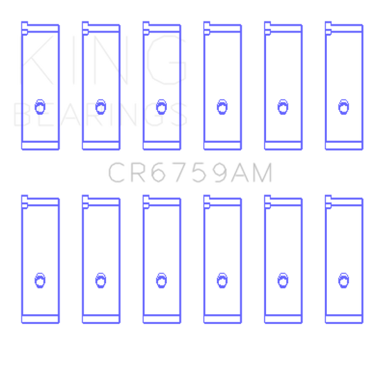 King Honda C32A / C35A Connecting Rod Bearing Set