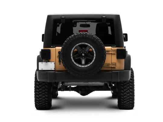 Raxiom 07-18 Jeep Wrangler JK Axial Series Carver LED Tail Lights- Blk Housing (Smoked Lens)