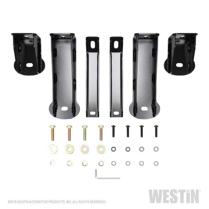 Westin 2019 Chevrolet Silverado/Sierra 1500 Crew Cab Platinum 4 Oval Nerf Step Bars - SS