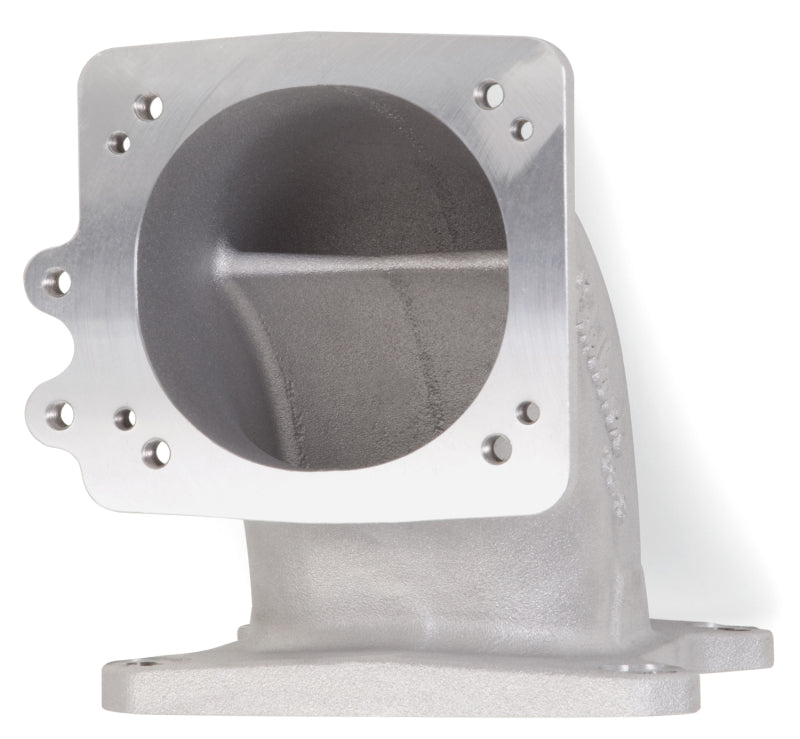 Edelbrock High Flow Intake Elbow 95mm Throttle Body to Square-Bore Flange As-Cast Finish