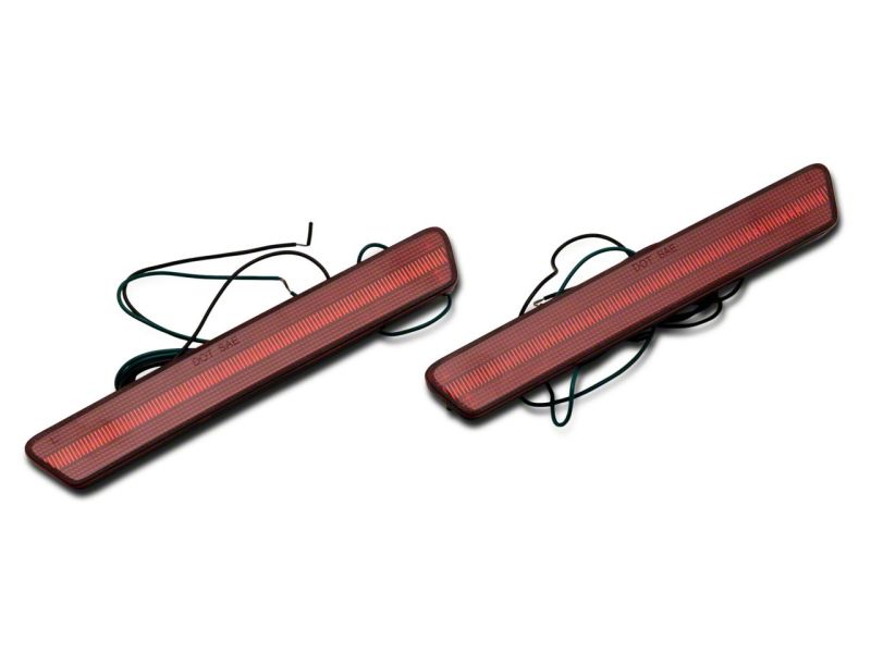 Raxiom 99-04 Ford Mustang Axial Series LED Rear Side Marker Lights- Red