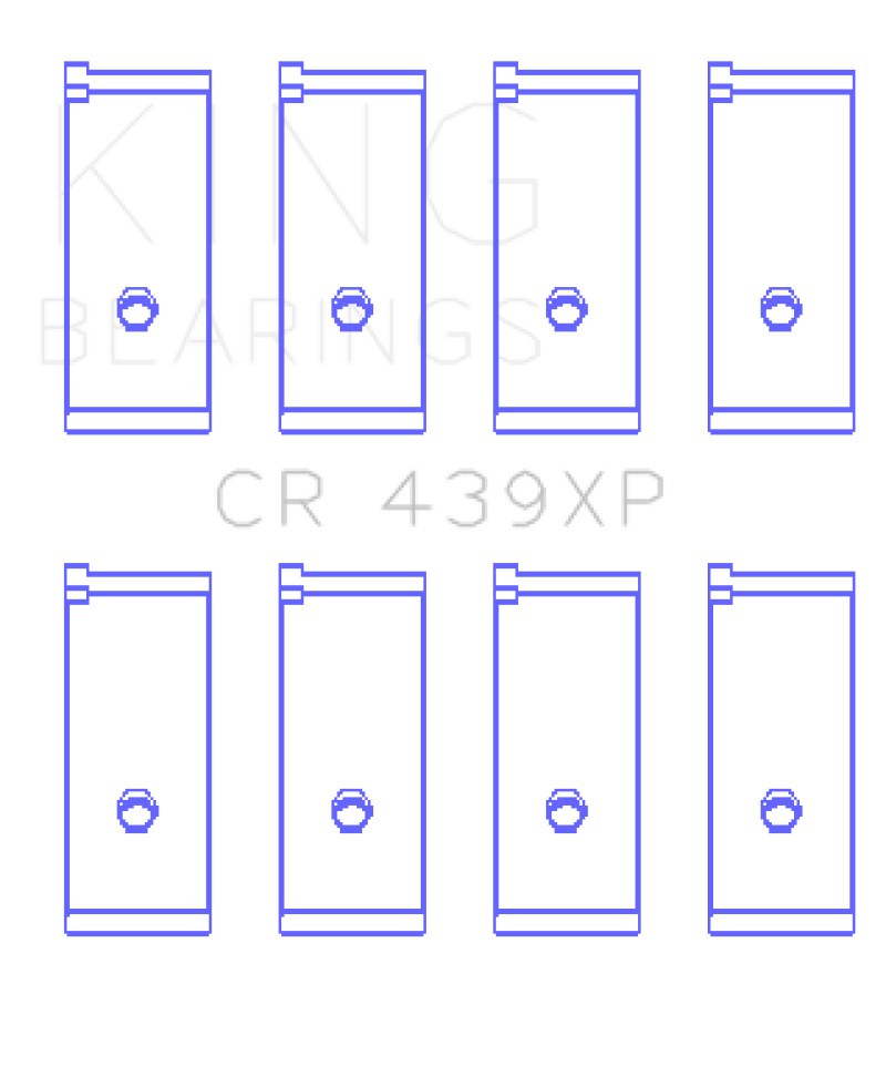 King Acura B17A1/B18A1/B18B1 (Size 0.25mm) Performance Rod Bearing Set
