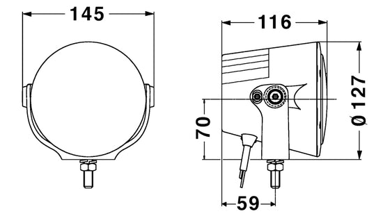 Hella Rallye 4000 X LED Lamp