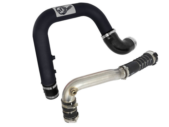 aFe BladeRunner 2.5in Black IC Tube Hot Side w/ Coupling & Clamp Kit 2016 GM Colorado/Canyon 2.8L