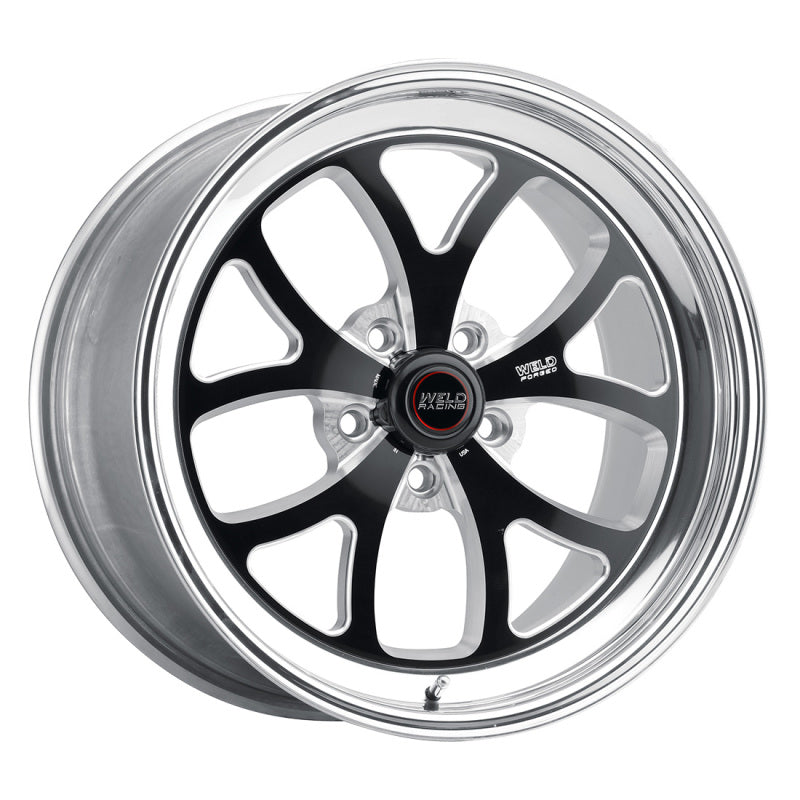 Weld S76 17x10.5 / 5x120mm BP / 7.7in. BS Black Wheel (High Pad) - Non-Beadlock