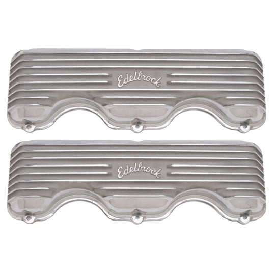 Edelbrock Valve Cover Classic Series Chevrolet W 348/409 CI V8 Polshed