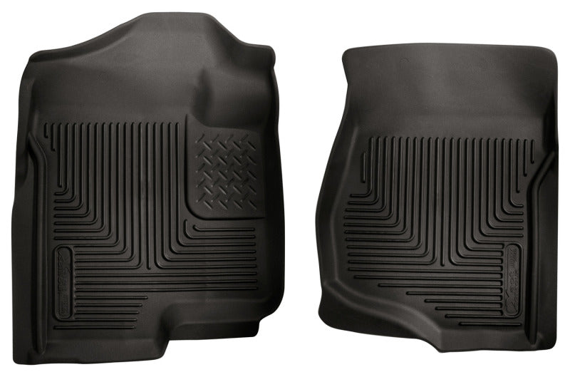 Husky Liners 07-12 GM Silverado/Tahoe/Suburban/Escalade X-Act Contour Black Floor Liners