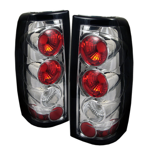 Spyder Chevy Silverado 1500 99-02 Euro Tail Lights G2 Version Chrm ALT-YD-CS99-G2-C