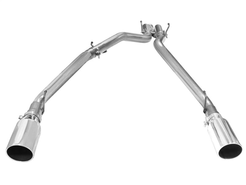 aFe MACHForce XP DPF-Back Exhaust 3in SS w/ 6in Polished Tips 2014 Dodge Ram 1500 V6 3.0L EcoDiesel