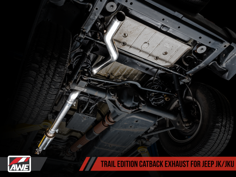 AWE Tuning 07-18 Jeep Wrangler JK/JKU 3.6L Trail Edition Cat-Back Exhaust