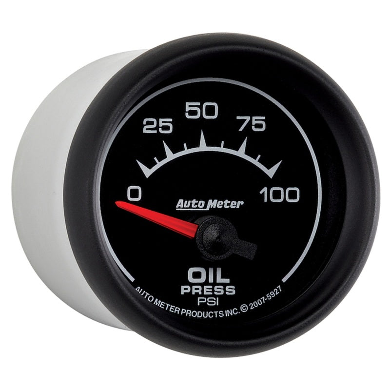 Autometer ES 52mm 100 PSI Short Sweep Electric Oil Pressure Gauge