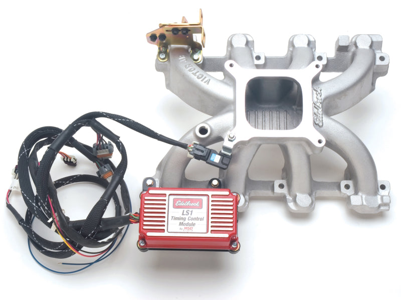 Edelbrock Manifold LS1 Victor Jr EFI to Carbureted Conversion